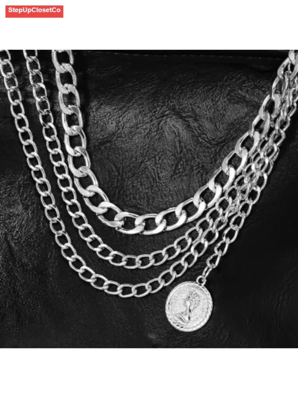 Multilayer Waist Chain Metal Chain Belt for Women - Adjustable Hip Belly Chain